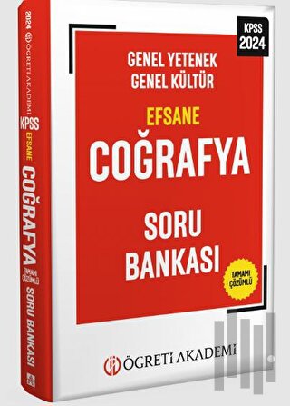 2024 KPSS Genel Yetenek Genel Kültür Efsane Coğrafya Soru Bankası | Ki