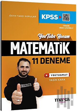 2024 KPSS Matematik 11 Deneme Tamamı Video Çözümlü Yektugmat | Kitap A