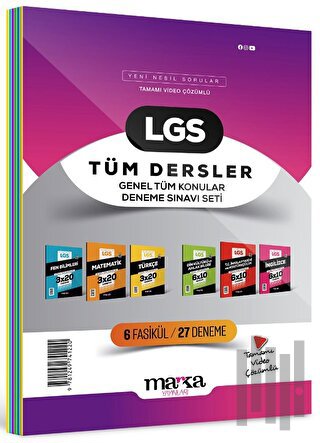 2024 LGS Genel Konular Tüm Dersler Deneme Sınavı Seti 6 Fasikül 27 Den