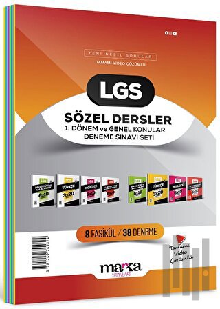 2024 LGS Sözel Dersler 1. Dönem ve Genel Konular Deneme Sınavı Seti 8 