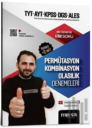 2024 TYT AYT KPSS DGS ALES Permütasyon, Kombinasyon, Olasılık 30 Denem