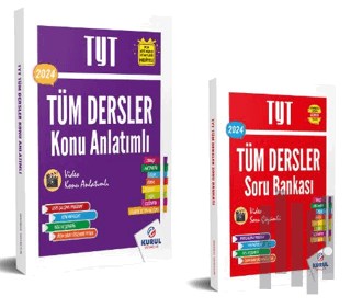 2024 TYT Tüm Dersler Konu Anlatımlı ve Soru Bankası Seti 2 Kitap | Kit