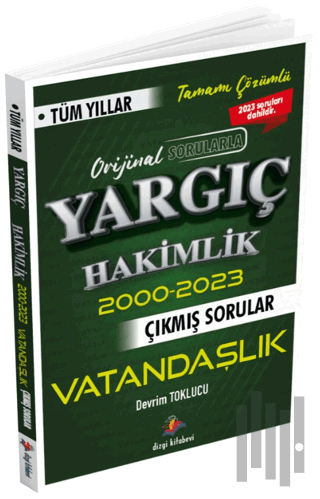 2024 Yargıç Hakimlik Vatandaşlık Tüm Yıllar Çıkmış Sorular | Kitap Amb