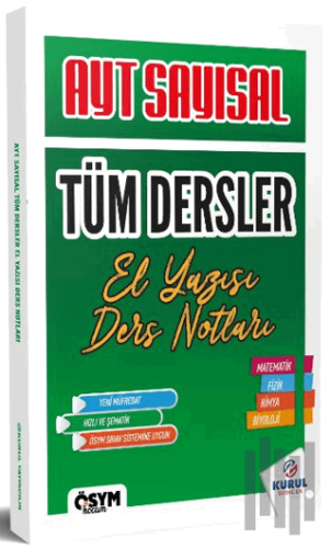 2025 AYT Sayısal Tüm Dersler El Yazısı Ders Notları | Kitap Ambarı