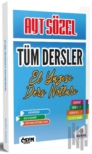 2025 AYT Sözel Tüm Dersler El Yazısı Ders Notları | Kitap Ambarı