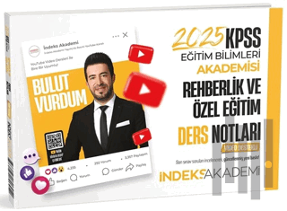 2025 KPSS Eğitim Bilimleri Rehberlik ve Özel Eğitim Video Ders Notları