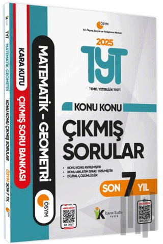 2025 TYT Matematik - Geometri Son 7 Yıl Çıkmış Sorular | Kitap Ambarı