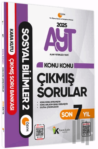 2025 YKS-AYT Sosyal Bilimler 2 Son 7 Yıl Çıkmış Sorular | Kitap Ambarı