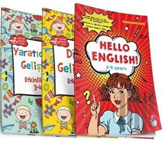 3-4 Yaş Çocuklar İçin Etkinlik Serisi Set (3 Kitap Takım) | Kitap Amba