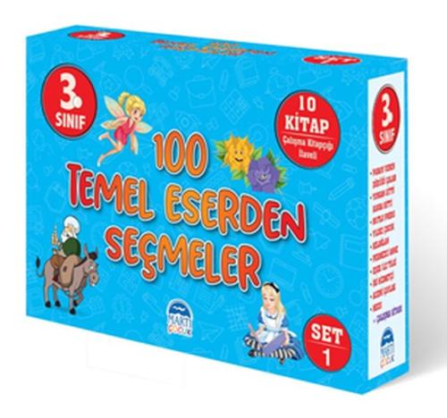 3. Sınıf 100 Temel Eserden Seçmeler Set 1 (10 Kitap Takım) | Kitap Amb