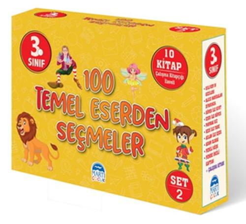 3. Sınıf 100 Temel Eserden Seçmeler Set 2 (10 Kitap Takım) | Kitap Amb