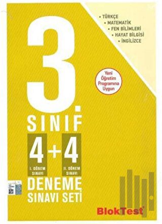 3. Sınıf 4+4 Deneme Sınavı Seti | Kitap Ambarı