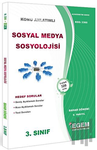 3. Sınıf 6. Yarıyıl Konu Anlatımlı Sosyal Medya Sosyolojisi - Kod 3360