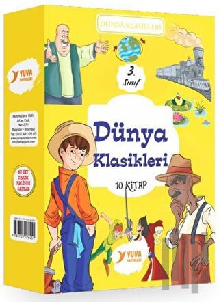 3. Sınıf Dünya Klasikleri Seti (10 Kitap Takım) | Kitap Ambarı