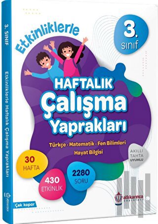 3. Sınıf Etkinliklerle Haftalık Çalışma Yaprakları | Kitap Ambarı