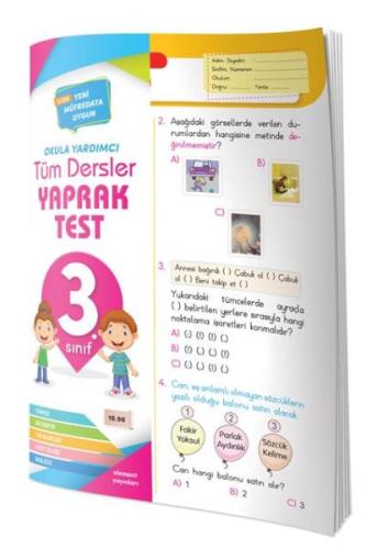 3. Sınıf Tüm Dersler Yaprak Test | Kitap Ambarı