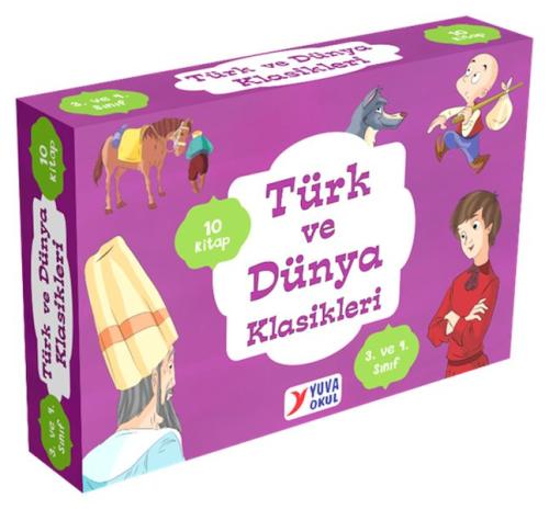 3. ve 4. Sınıf Türk ve Dünya Klasikleri Kutulu Set | Kitap Ambarı