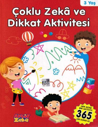 3 Yaş Çoklu Zeka ve Dikkat Aktivitesi - Kırmızı Kitap | Kitap Ambarı