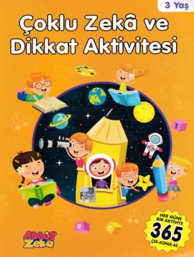 3 Yaş Çoklu Zeka ve Dikkat Aktivitesi - Turuncu Kitap | Kitap Ambarı