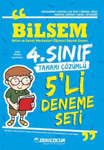 4. Sınıf Bilsem Tamamı Çözümlü 5'li Deneme Seti | Kitap Ambarı