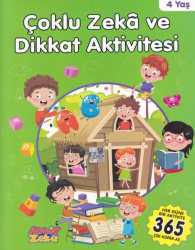 4 Yaş Çoklu Zeka ve Dikkat Aktivitesi - Yeşil Kitap | Kitap Ambarı