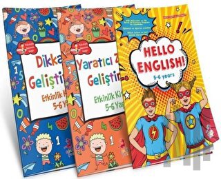 5-6 Yaş Çocuklar İçin Etkinlik Serisi Set (3 Kitap Takım) | Kitap Amba