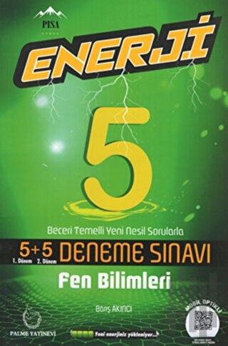 5. Sınıf Enerji Fen Bilimleri 5+5 Deneme Sınavı | Kitap Ambarı