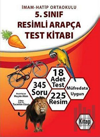 5. Sınıf Renkli Arapça Test Kitabı | Kitap Ambarı