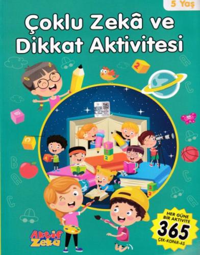 5 Yaş Çoklu Zeka ve Dikkat Aktivitesi - Yeşil Kitap | Kitap Ambarı