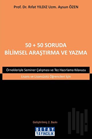 50+50 Soruda Bilimsel Araştırma ve Yazma | Kitap Ambarı