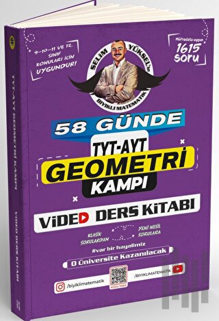 58 Günde TYT AYT Geometri Kampı Video Ders Kitabı | Kitap Ambarı