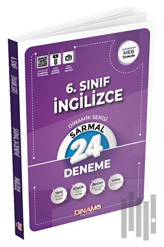 6. Sınıf İngilizce 24'lü Sarmal Deneme | Kitap Ambarı