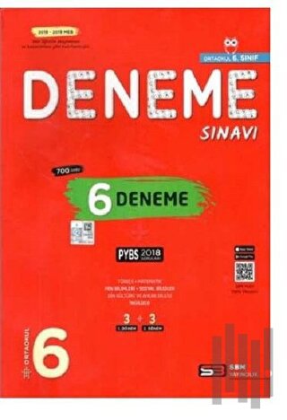 6. Sınıf PYBS 6 Deneme Sınavı | Kitap Ambarı