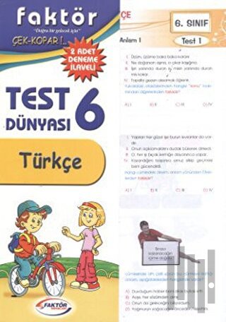 6. Sınıf Türkçe Test Dünyası | Kitap Ambarı