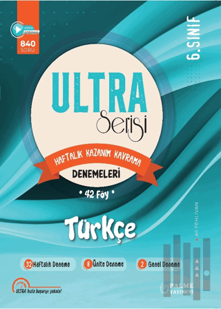 6. Sınıf Ultra Serisi Türkçe Denemeleri 42 Föy | Kitap Ambarı