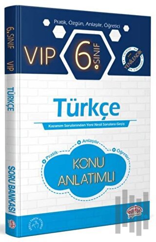 6. Sınıf VIP Türkçe Konu Anlatımlı | Kitap Ambarı