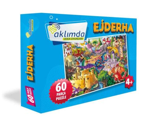 60 Parça Puzzle Ejderha | Kitap Ambarı