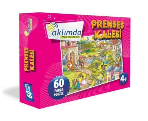 60 Parça Puzzle Prenses Kalesi | Kitap Ambarı