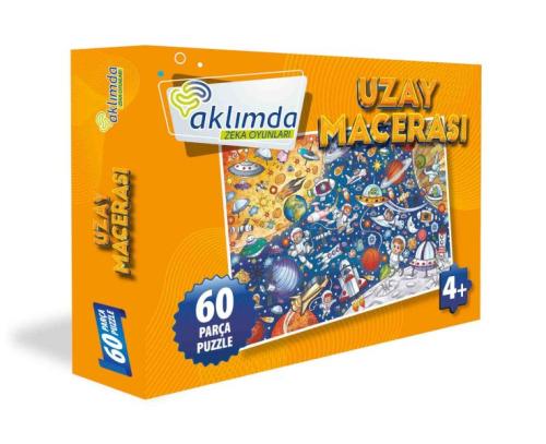 60 Parça Puzzle Uzay Macerası | Kitap Ambarı