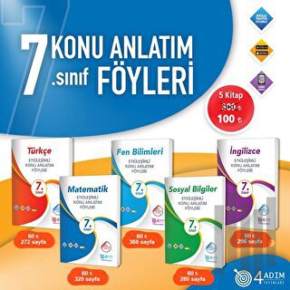 7. Sınıf Etkileşimli Konu Anlatım Föyleri Seti | Kitap Ambarı