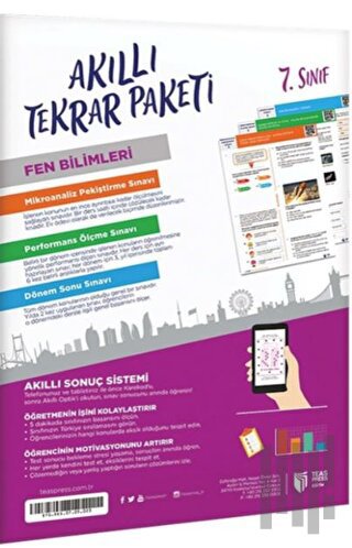 7. Sınıf Fen Bilimleri Akıllı Tekrar Paketleri | Kitap Ambarı