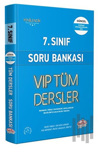 7. Sınıf VIP Tüm Dersler Soru Bankası Mavi Kitap | Kitap Ambarı