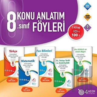 8. Sınıf Etkileşimli Konu Anlatım Föyleri Seti | Kitap Ambarı