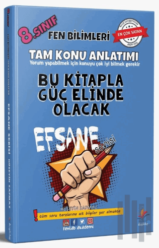 8. Sınıf Fen Bilimleri Konu Anlatımı Efsane Serisi | Kitap Ambarı