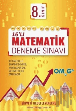 8.Sınıf Gold Matematik Deneme Sınavı | Kitap Ambarı