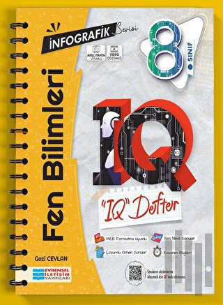 8. Sınıf İnfografik Serisi Fen Bilimleri IQ Defter | Kitap Ambarı