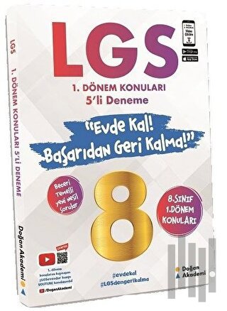 8. Sınıf LGS 1. Dönem Konuları 5'li Deneme | Kitap Ambarı