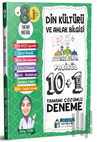 8. Sınıf LGS Din Kültürü ve Ahlak Bilgisi Tamamı Çözümlü Fasikül 10 Br