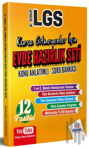 8. Sınıf LGS Kursa Gitmeyenler İçin Evde Hazırlık Seti Konu Anlatımlı 