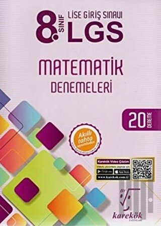 8. Sınıf LGS Matematik Denemeleri 20 Deneme | Kitap Ambarı